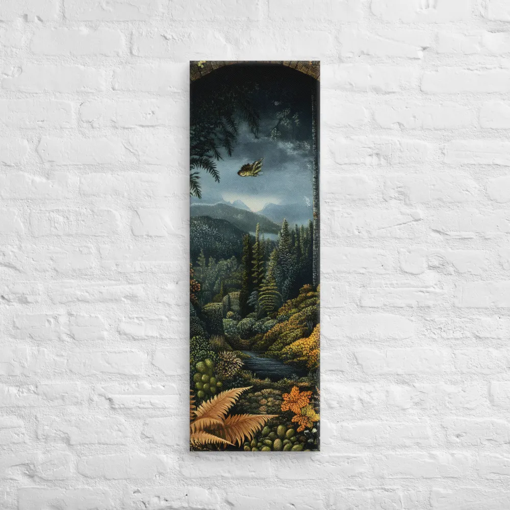 Whispers of the Enchanted Forest | Canvas | 12″×36″