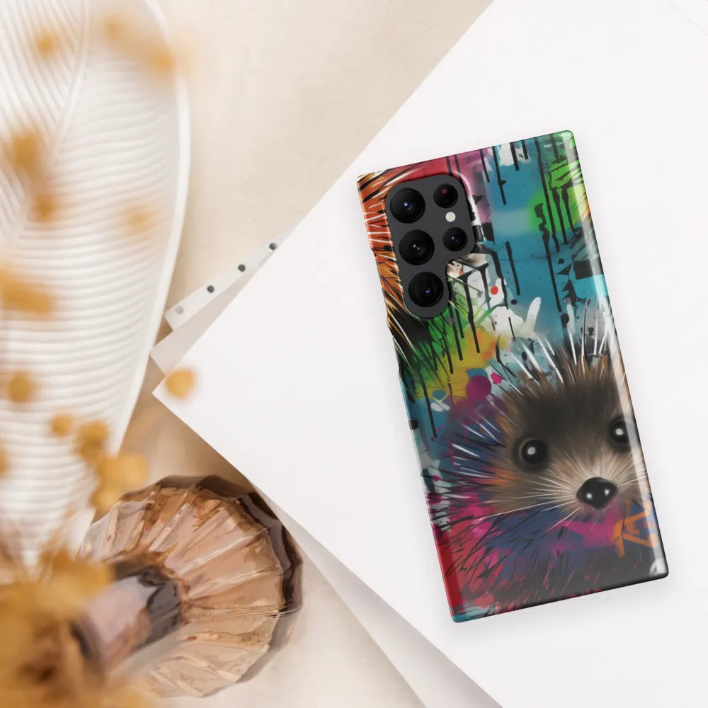 Whimsical Hedgehogs in a Kaleidoscopic Wonderland