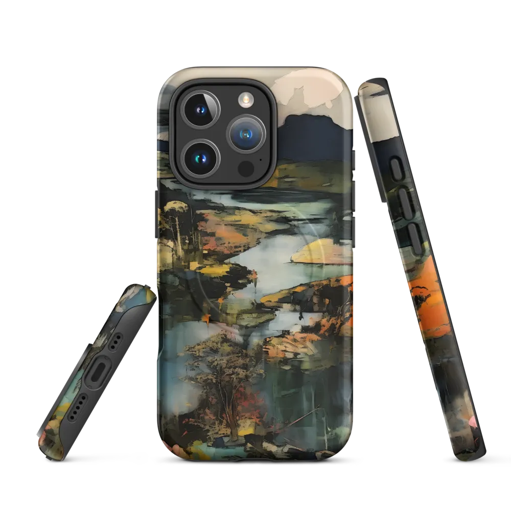Harmony of Nature: An Abstract Journey | Phone Case |  16 Pro | MagSafe® Tough Case | Matte