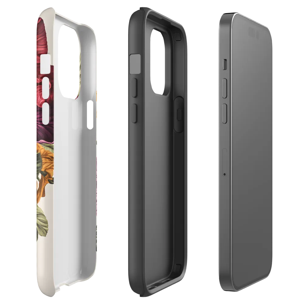 Floral Symphony in Color | Phone Case |  14 Pro Max | Tough Case | Matte