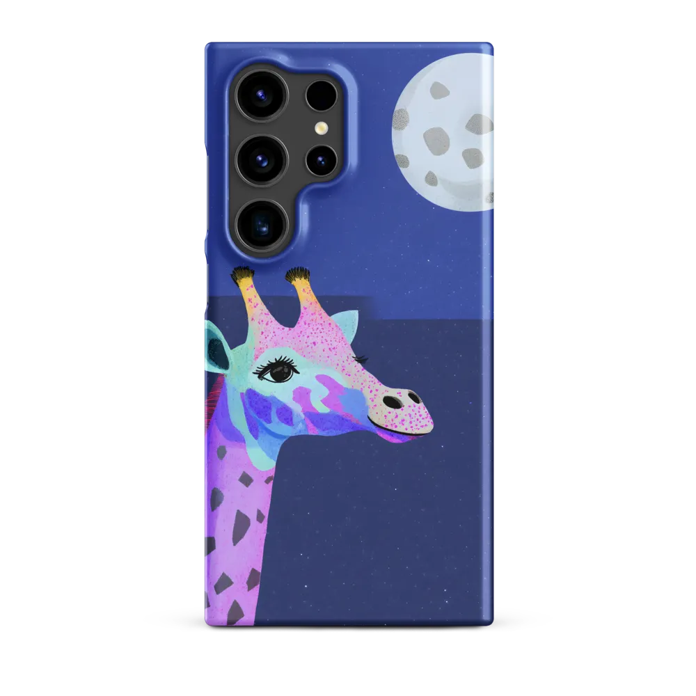 Whimsical Giraffe Under the Stars