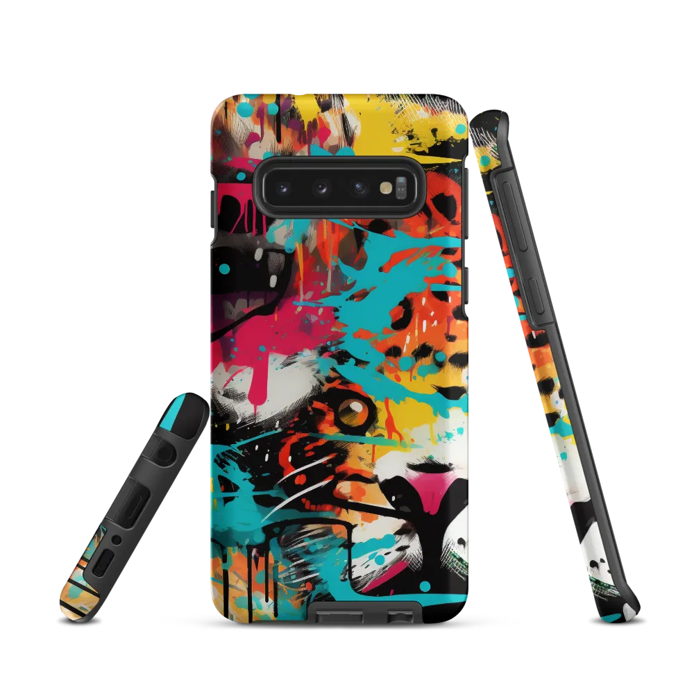 Fierce Fusion: Tiger and Lion in Graffiti