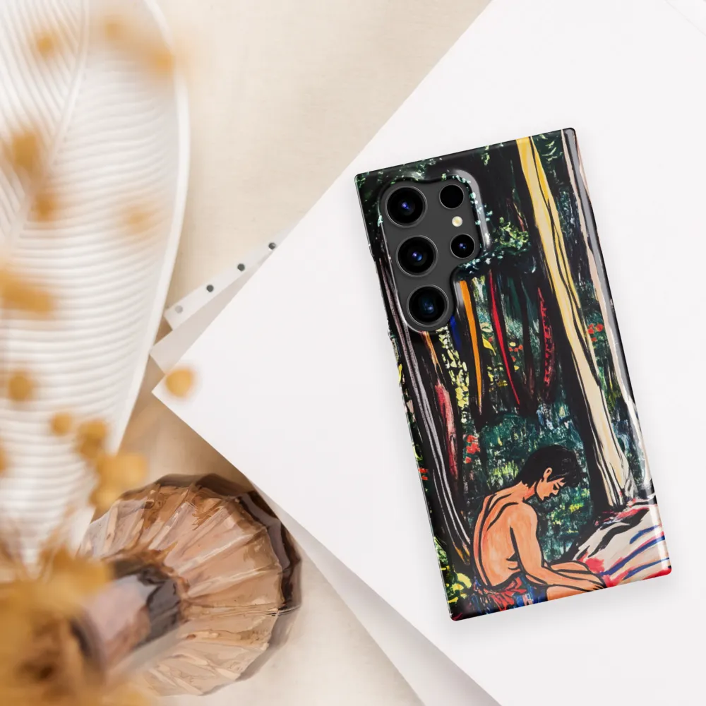 Contemplation in Nature | Phone Case |  S24 Ultra | Snap Case | Glossy