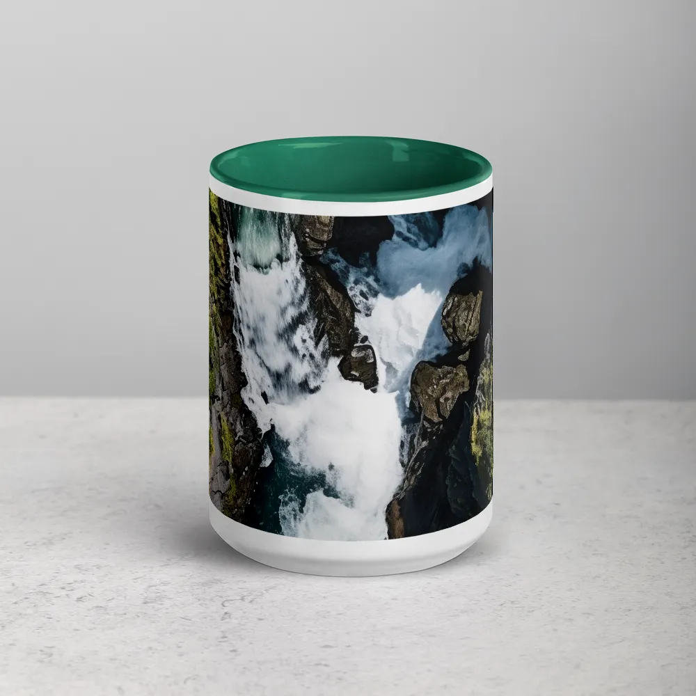 Aerial View of River Landscape | Mug
