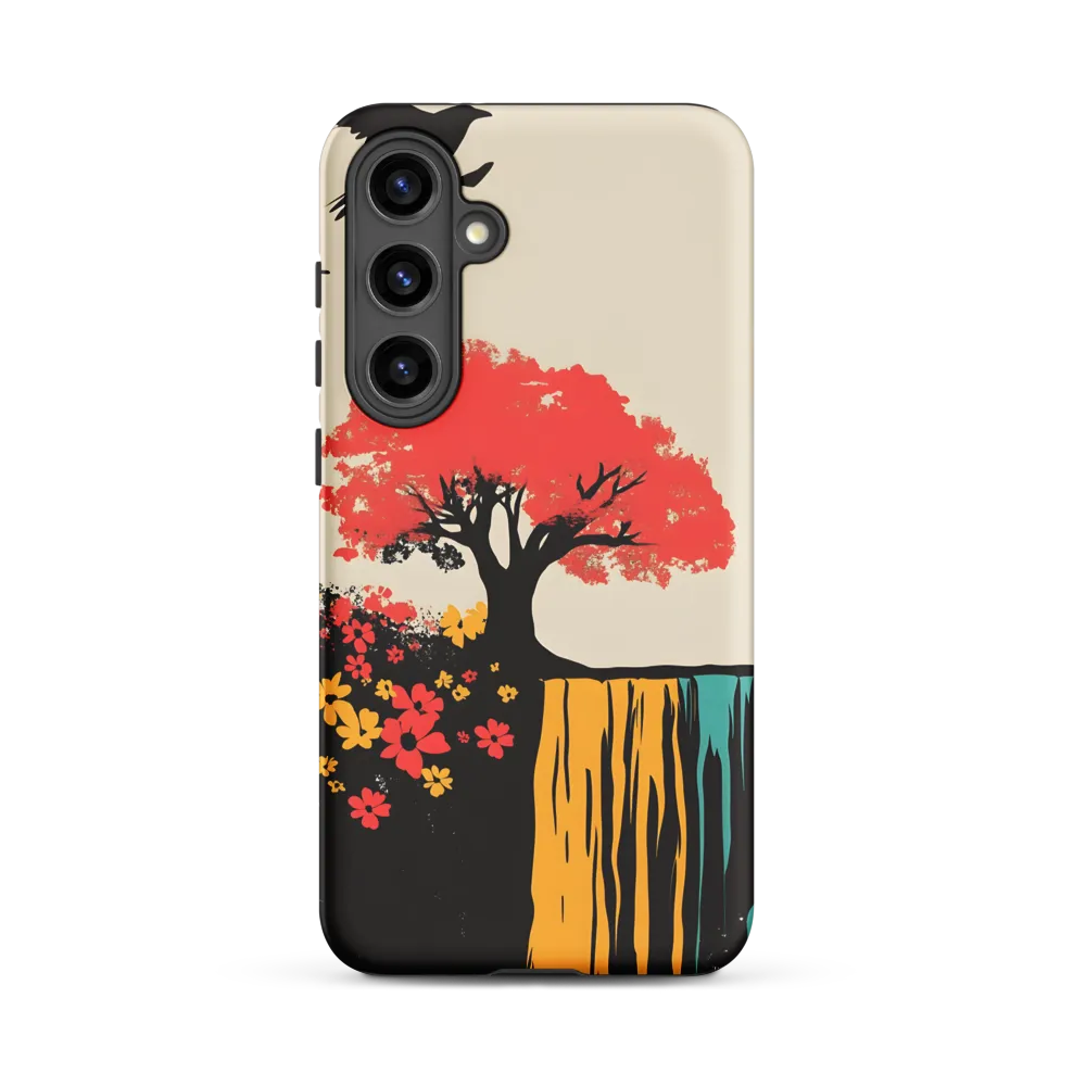 Serene Cascade of Colors