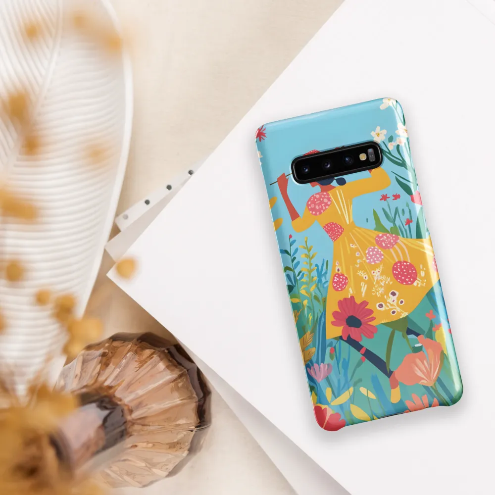 Dancing Among Blossoms | Phone Case |  S10 Plus | Snap Case | Glossy