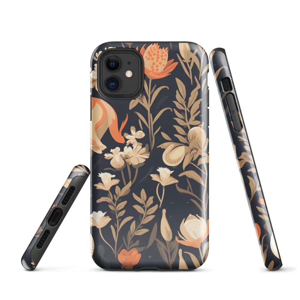 Floral Harmony: A Dance in the Dark