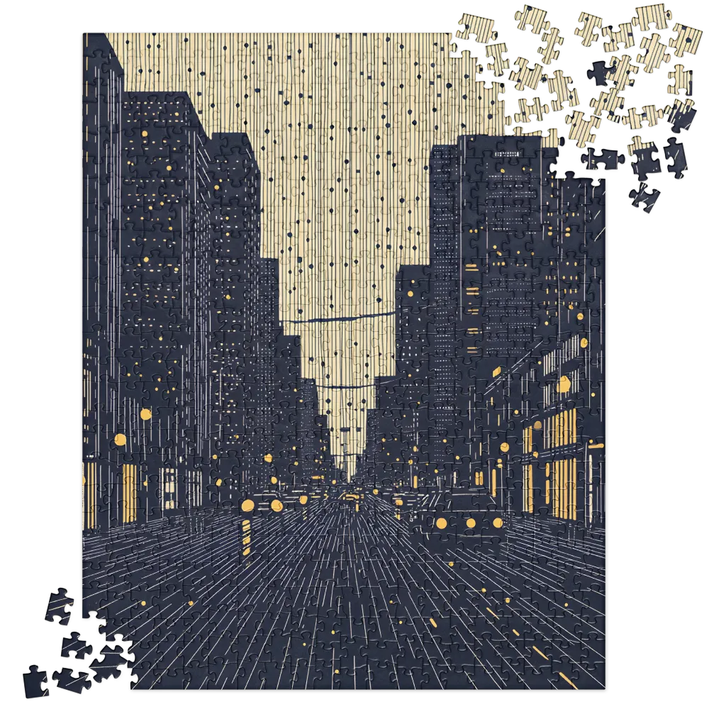 Glistening Streets of Melancholy | Jigsaw Puzzle | 520 pieces