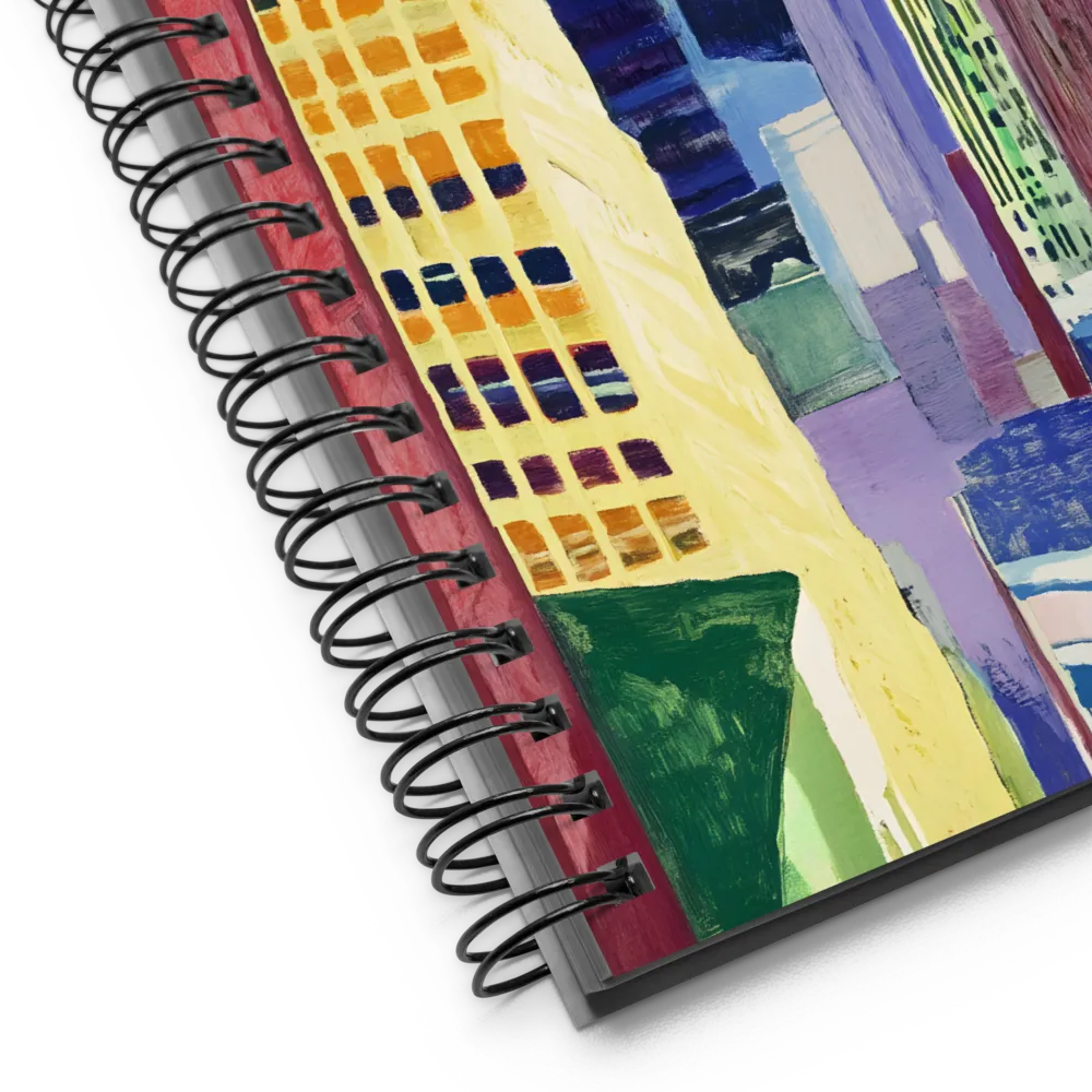 Urban Symphony in Color | Spiral Notebook