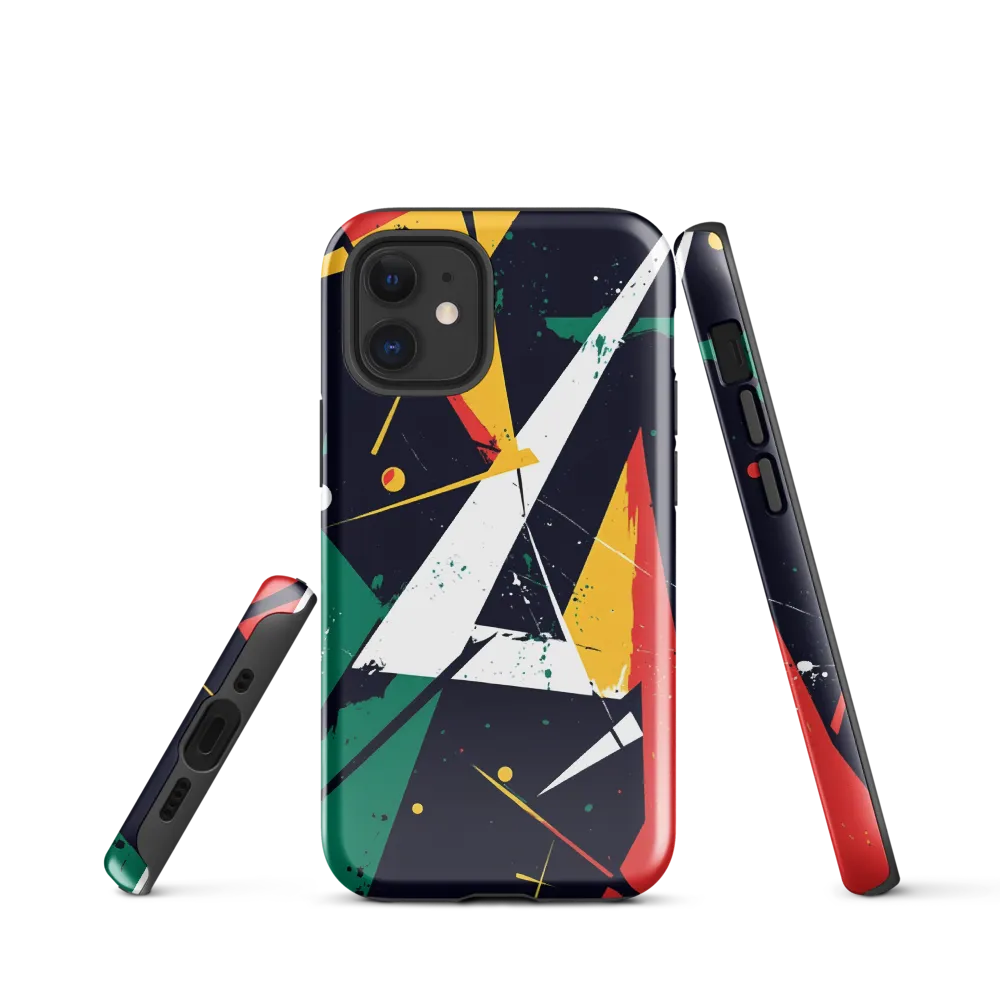Dynamic Geometries | Phone Case |  12 mini | Tough Case | Glossy