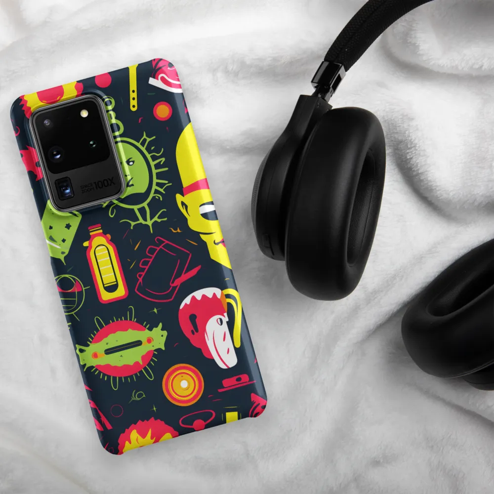 Neon Revelry: A Quirky Exploration of Modern Pop Art