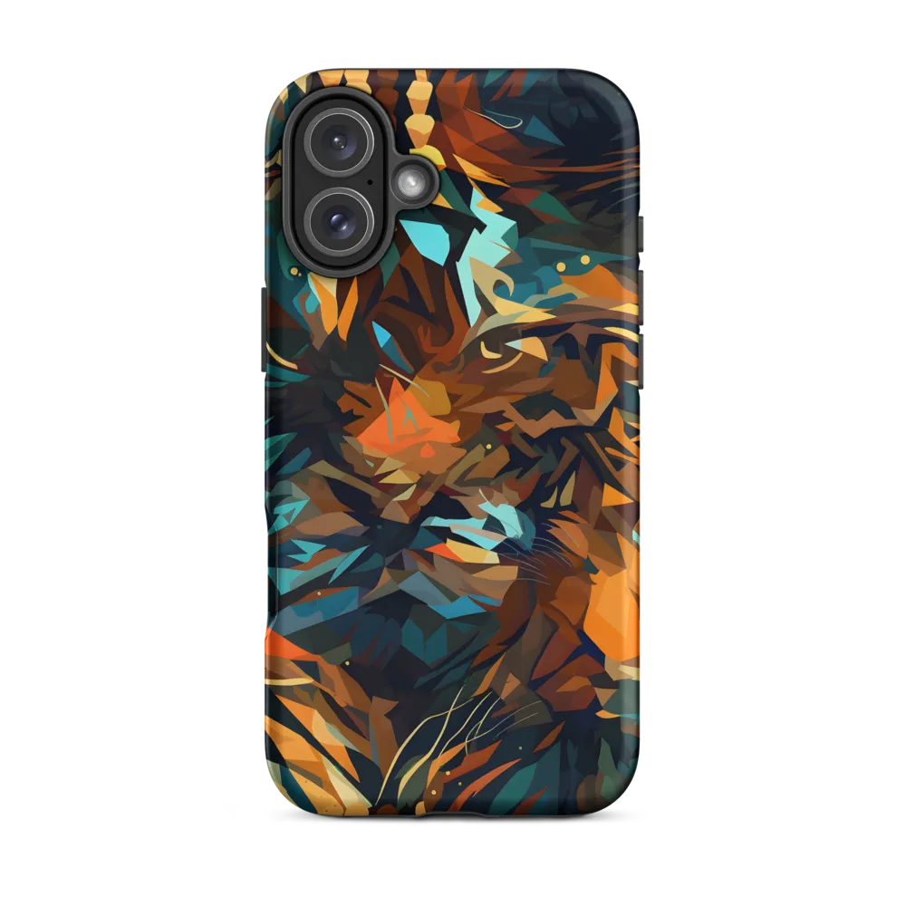 Wild Symphony: Abstract Tigers | Phone Case |  16 Plus | Tough Case | Matte