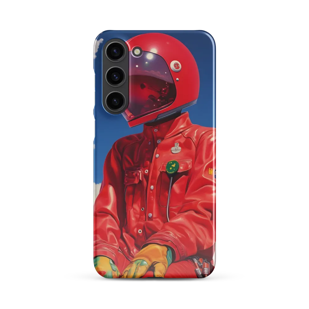 Astronaut in Crimson