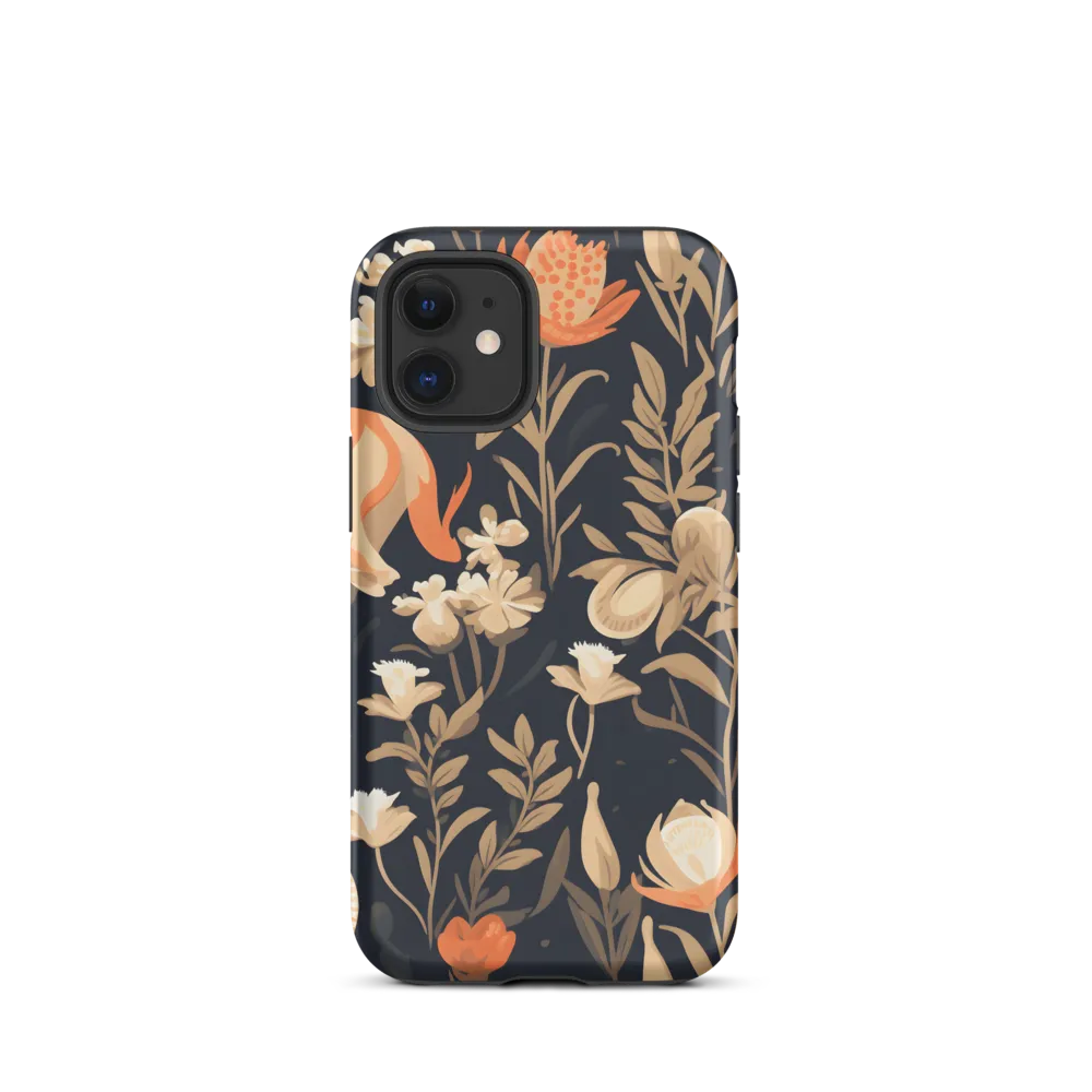 Floral Harmony: A Dance in the Dark