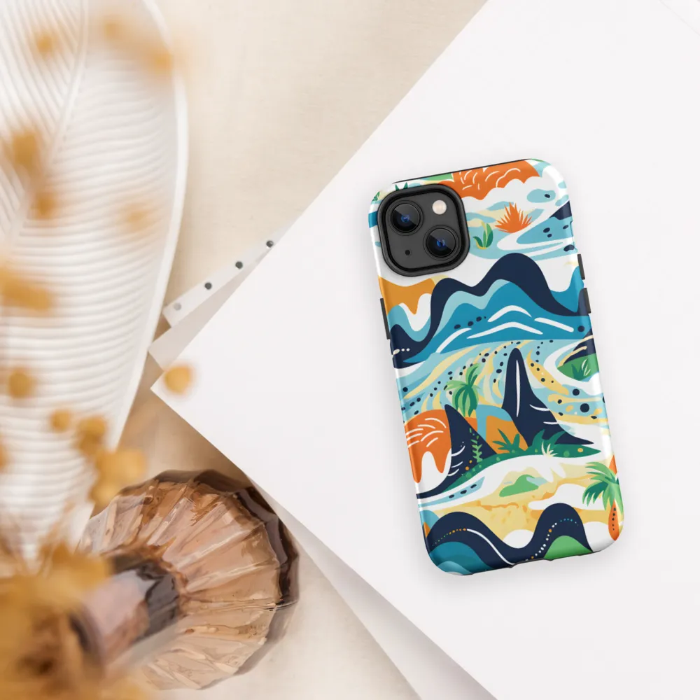 Abstract Tropical Landscape