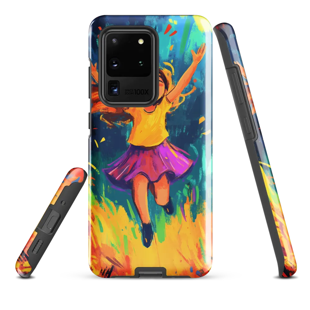 Joyful Escape into Nature | Phone Case |  S20 Ultra | Tough Case | Glossy