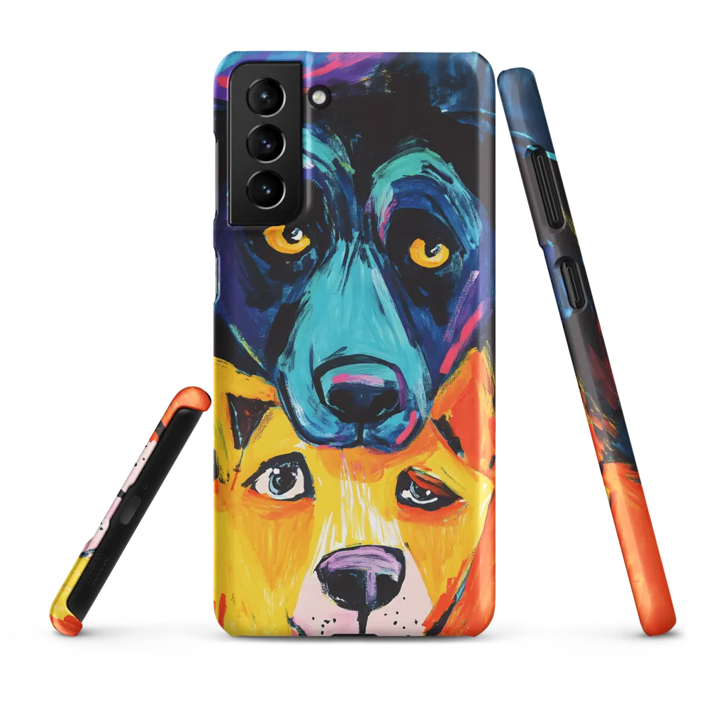 Vibrant Companions: An Expression of Canine Spirit