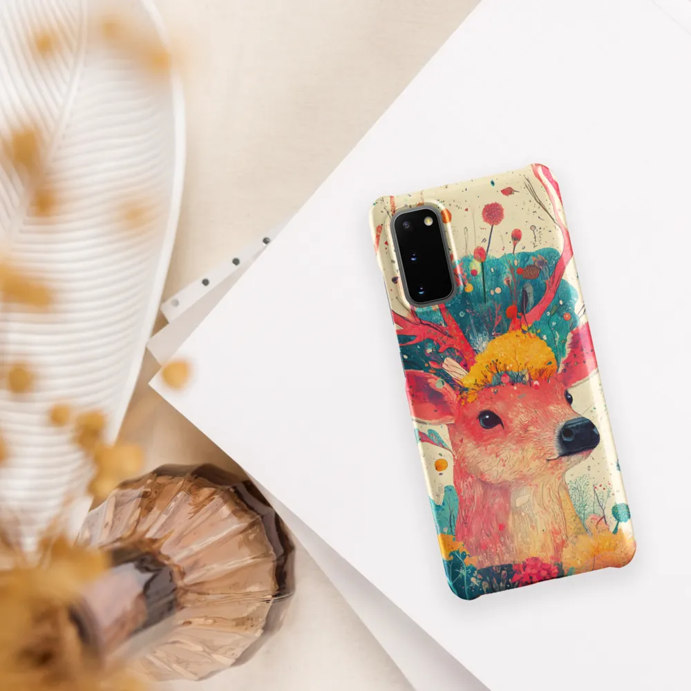 Whimsical Harmony: A Deer in Bloom