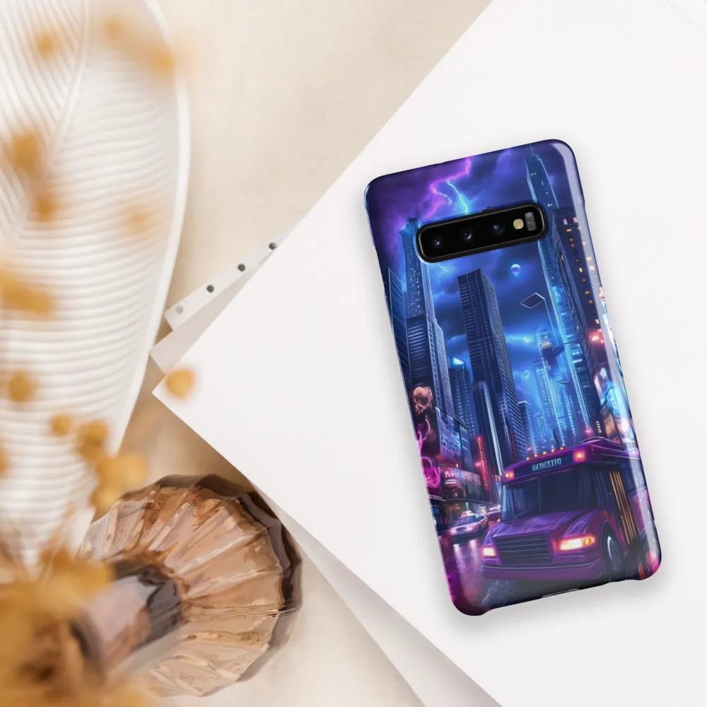 City of Neon Dreams | Phone Case |  S10 Plus | Snap Case | Glossy