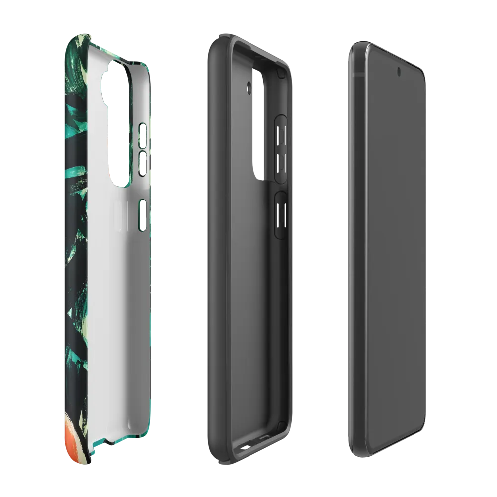 Curious Giraffe in Lush Greenery | Phone Case |  S21 FE | Tough Case | Matte