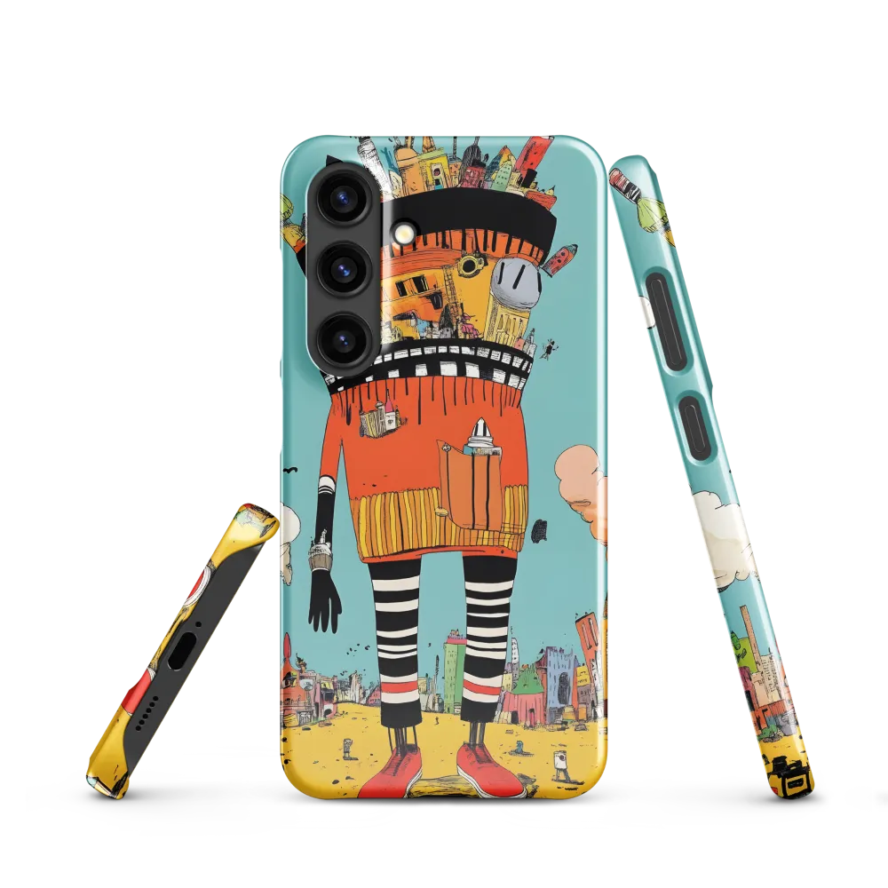 Urban Fantasia: A Whimsical Encounter | Phone Case |  S24 | Snap Case | Glossy