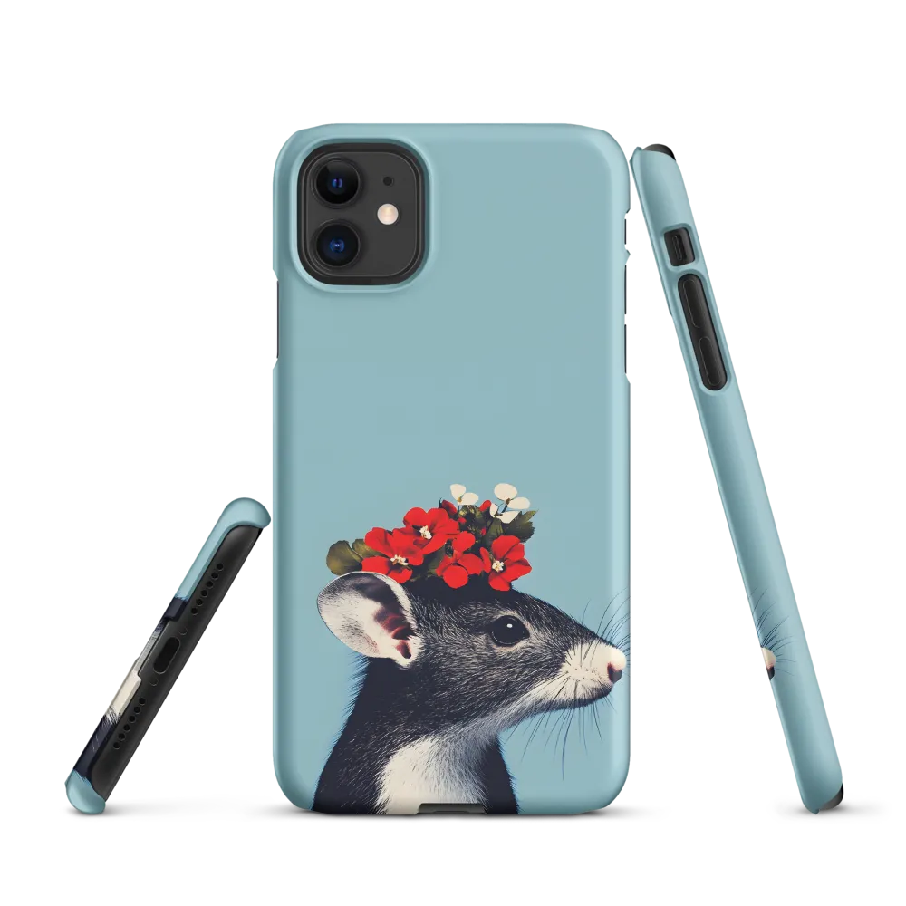 Whimsical Flora: A Mouse's Floral Crown