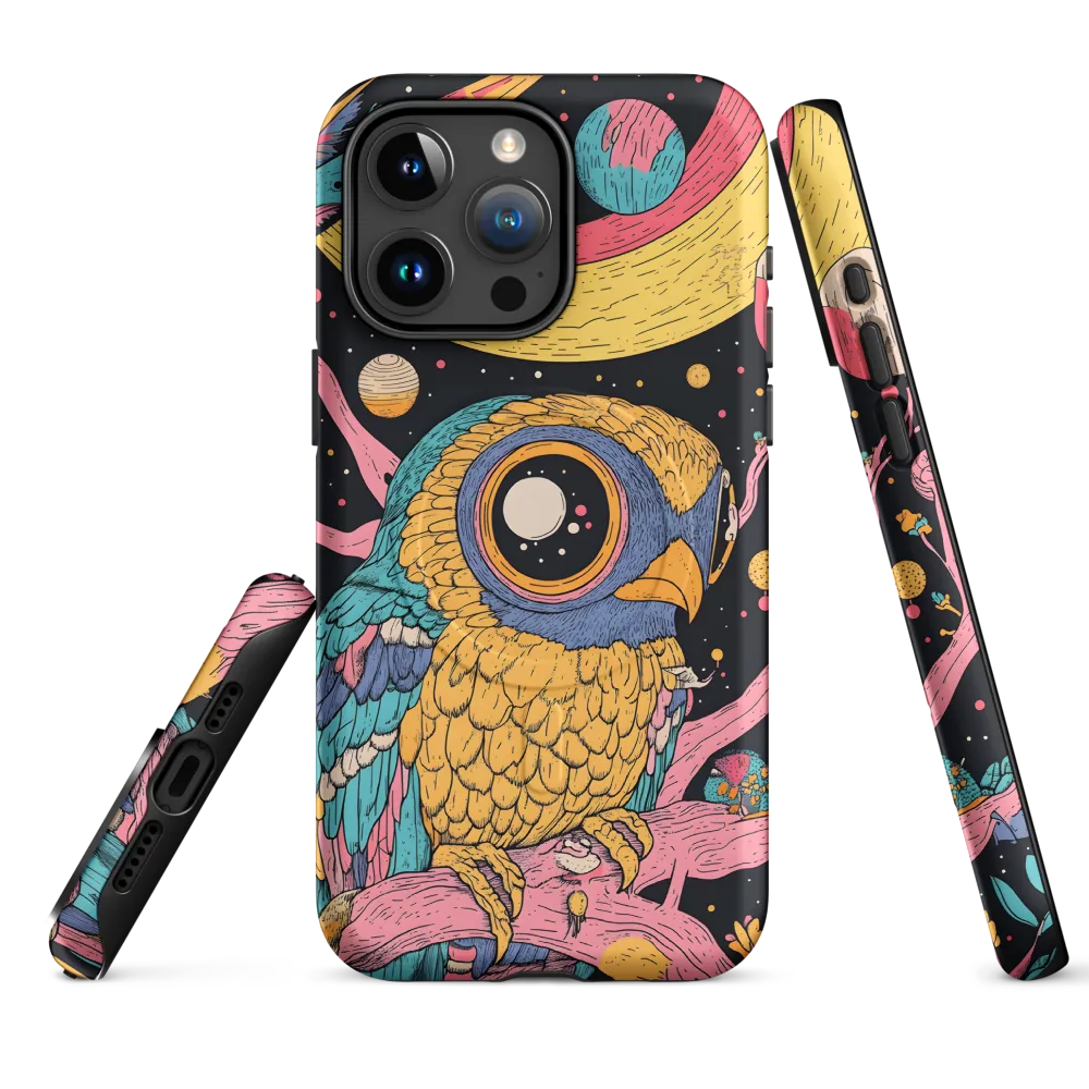 Whimsical Cosmic Owl | Phone Case |  15 Pro Max | MagSafe® Tough Case | Matte