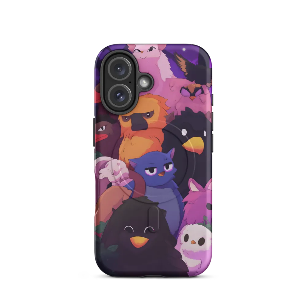 Whimsical Avian Gathering