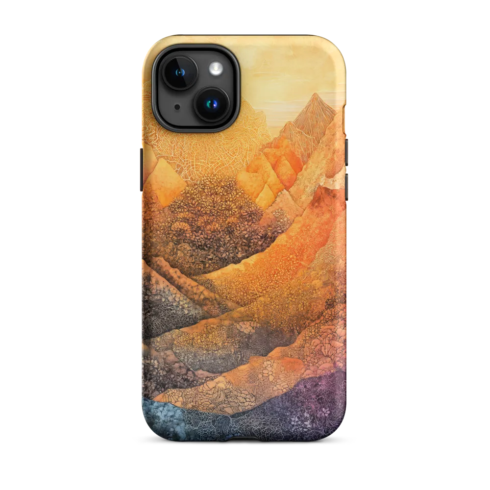 Serene Peaks of Color