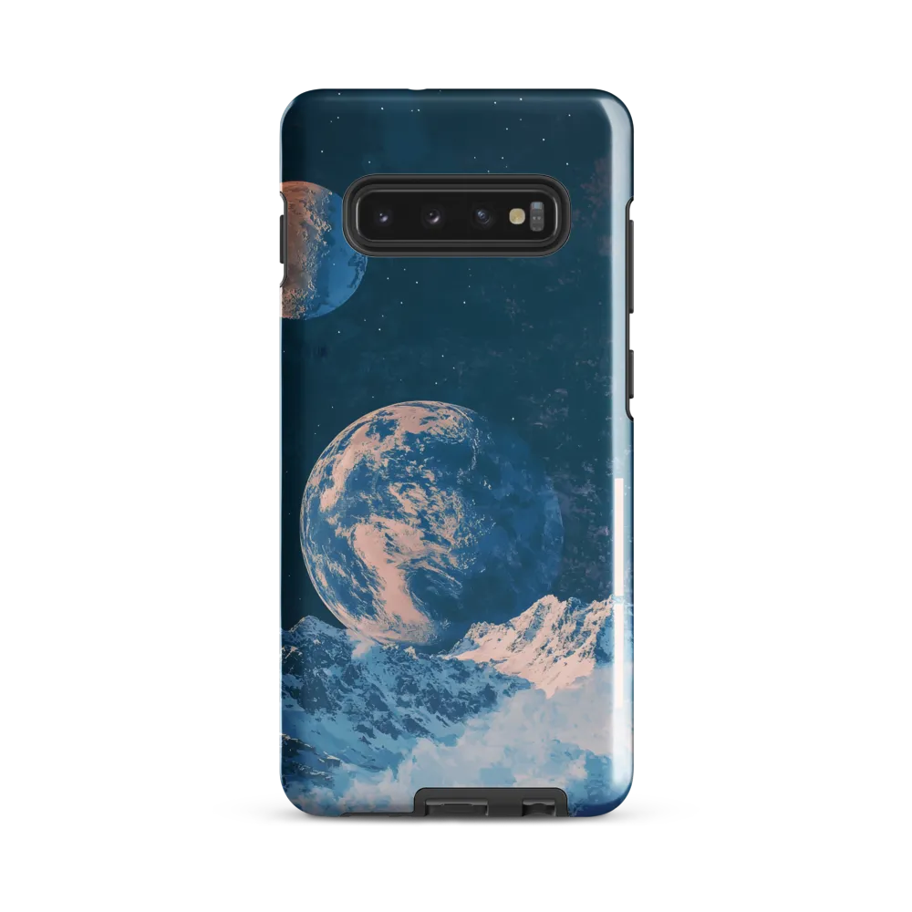 Cosmic Harmony: A Dance Among Celestial Bodies | Phone Case |  S10 Plus | Tough Case | Glossy