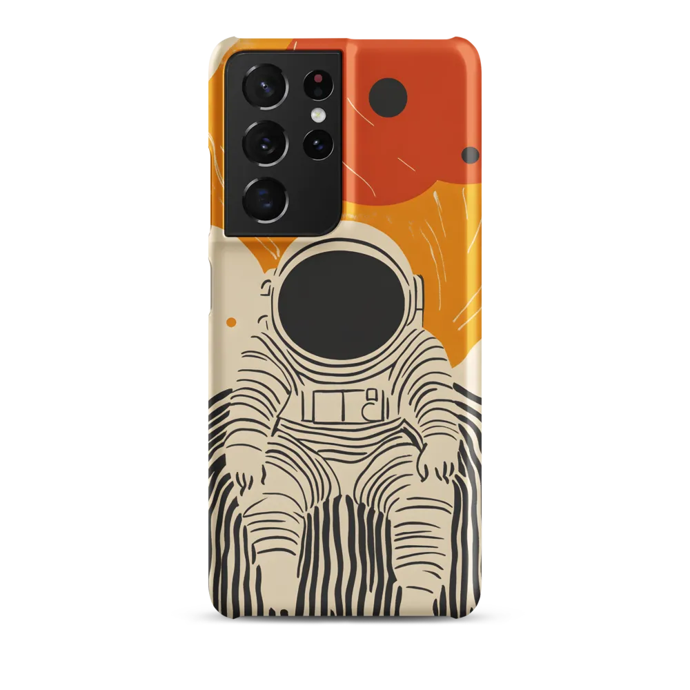 Astronaut in Cosmic Thoughts | Phone Case |  S21 Ultra | Snap Case | Matte