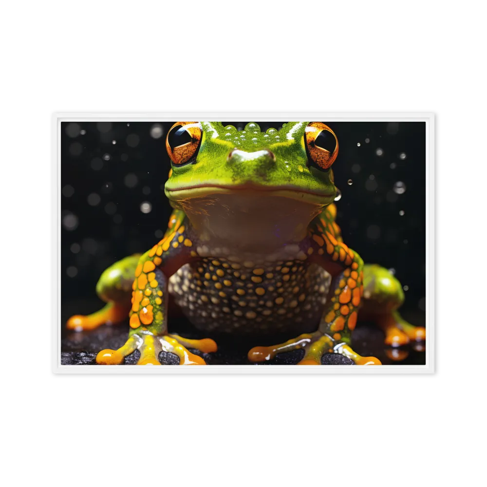 Emerald Elegance: The Frog in Focus