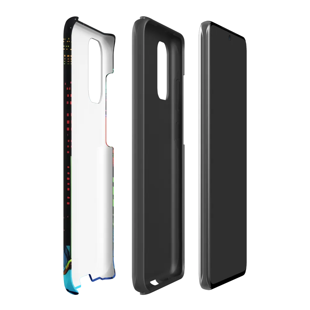 Neon Dreams of a Futuristic City | Phone Case |  S20 Plus | Tough Case | Matte