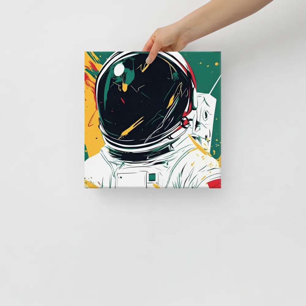 Galactic Explorer: A Modern Odyssey | Canvas | 12″×12″