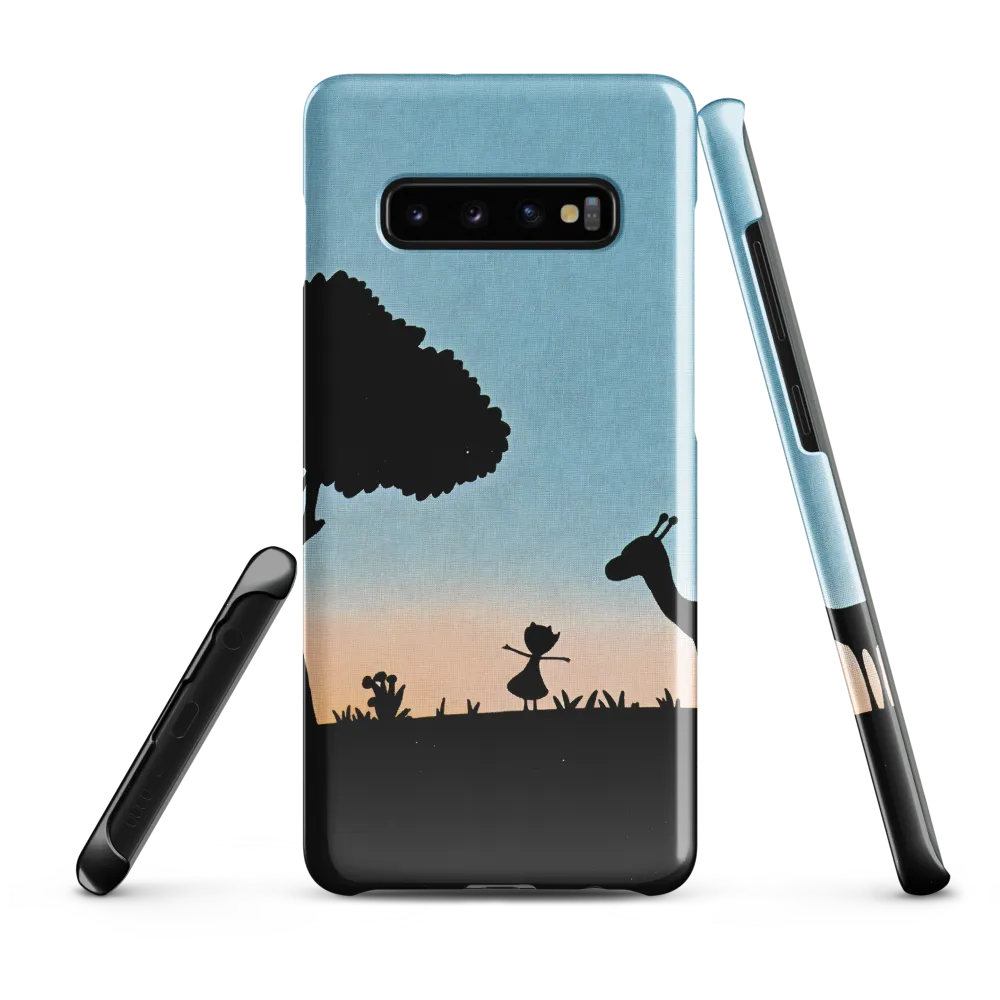 Curiosity in the Silhouette | Phone Case |  S10 Plus | Snap Case | Glossy