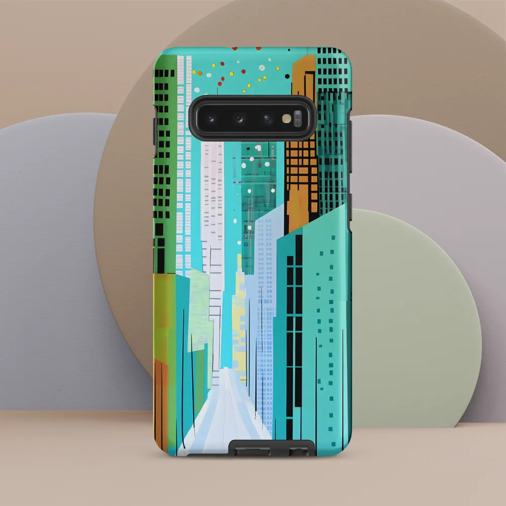 Urban Symphony in Turquoise