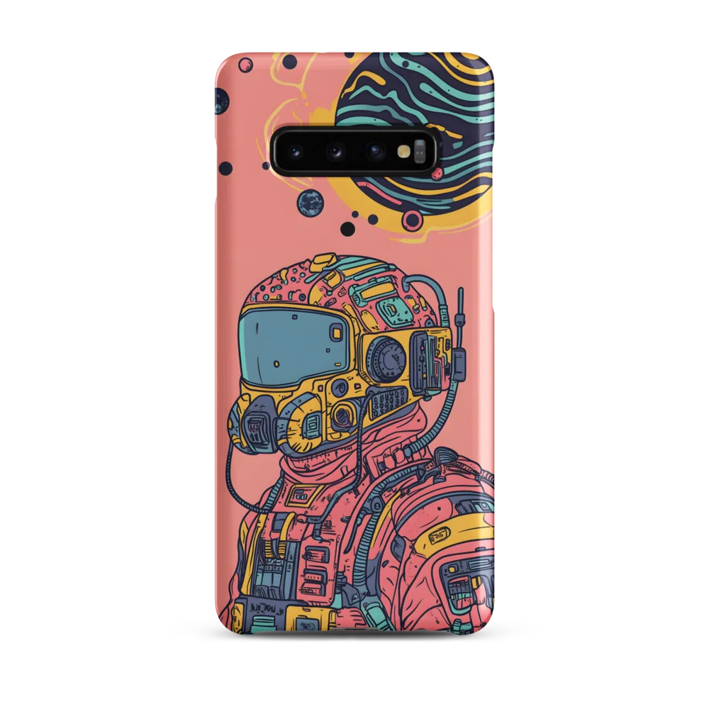 Exploration Beyond: A Digital Astronaut | Phone Case |  S10 Plus | Snap Case | Matte