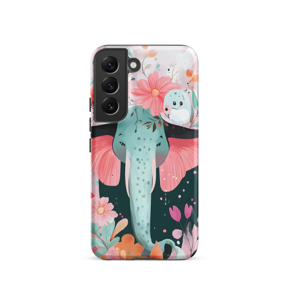 Whimsical Elephant in Bloom