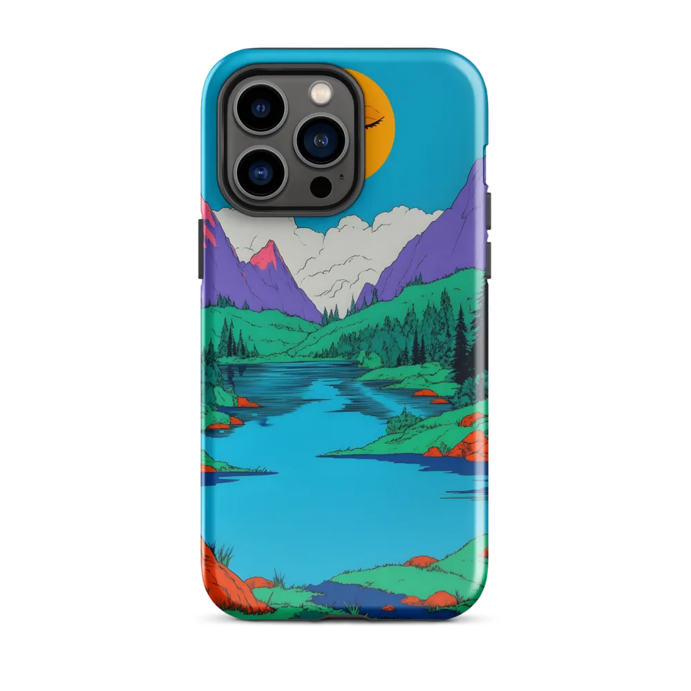 Whimsical Serenity in Vibrant Colors