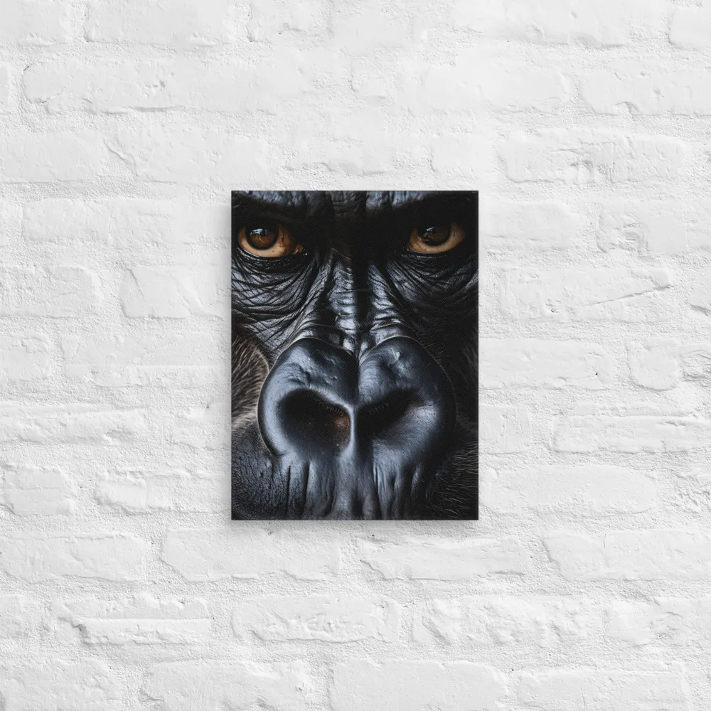 Gaze of the Wild: A Gorilla's Portrait