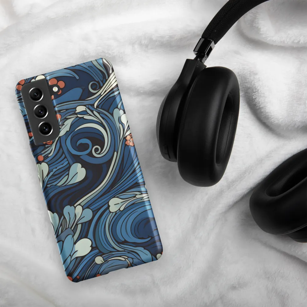 Nature's Elegance: An Oceanic Tapestry | Phone Case |  S21 | Snap Case | Matte