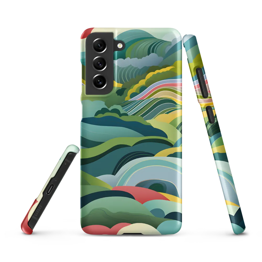 Waves of Serenity | Phone Case |  S21 FE | Snap Case | Matte