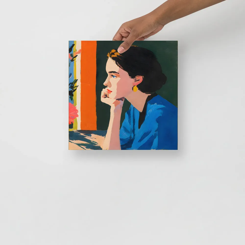 Pensive Profile 
 Poster | 12″x 12″