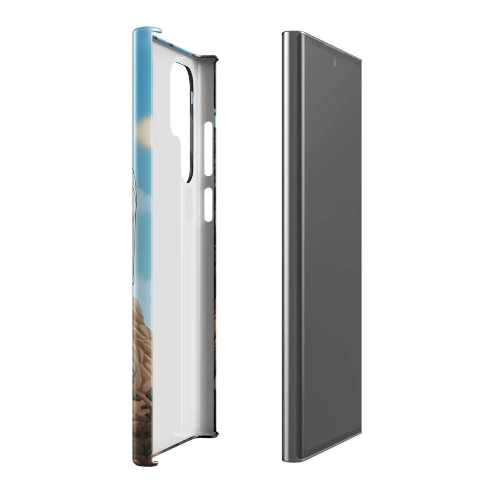 The Descent into Technological Abyss | Phone Case |  S22 Ultra | Snap Case | Glossy