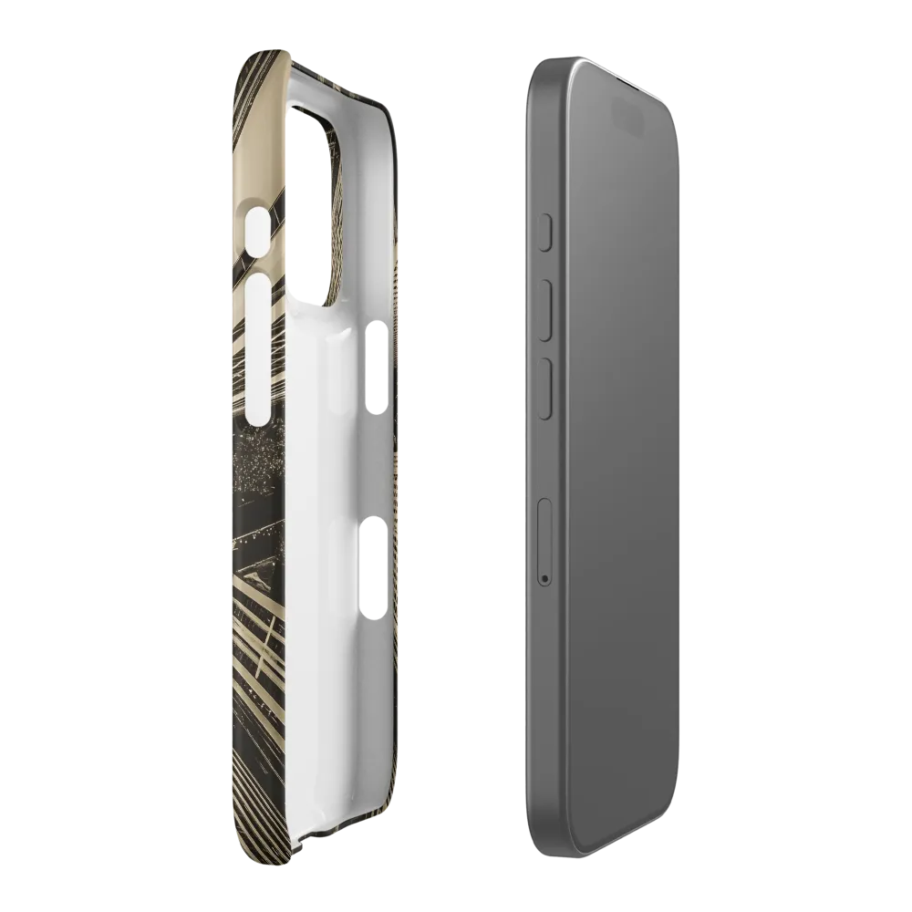 Urban Symphony: Aerial Perspective of City Life | Phone Case |  16 Pro | Snap Case | Matte