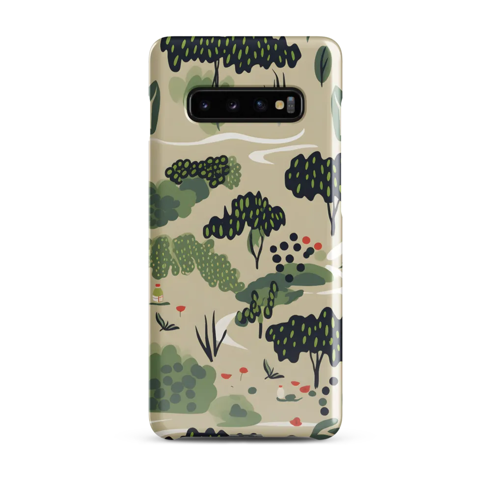 Harmony in Nature: A Whimsical Tapestry | Phone Case |  S10 Plus | Snap Case | Glossy