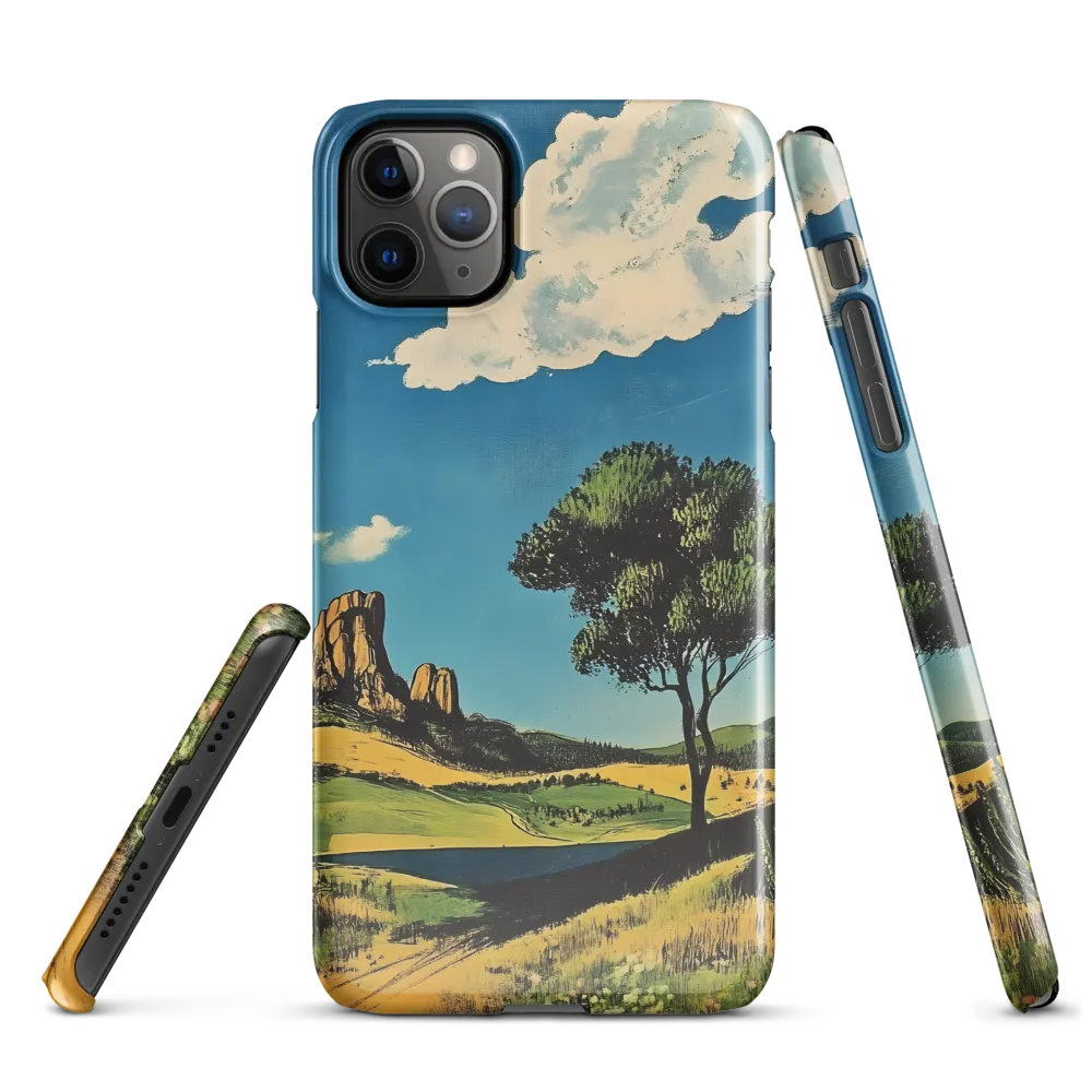 Serenity in Nature: A Realistic Landscape | Phone Case |  11 Pro Max | Snap Case | Glossy