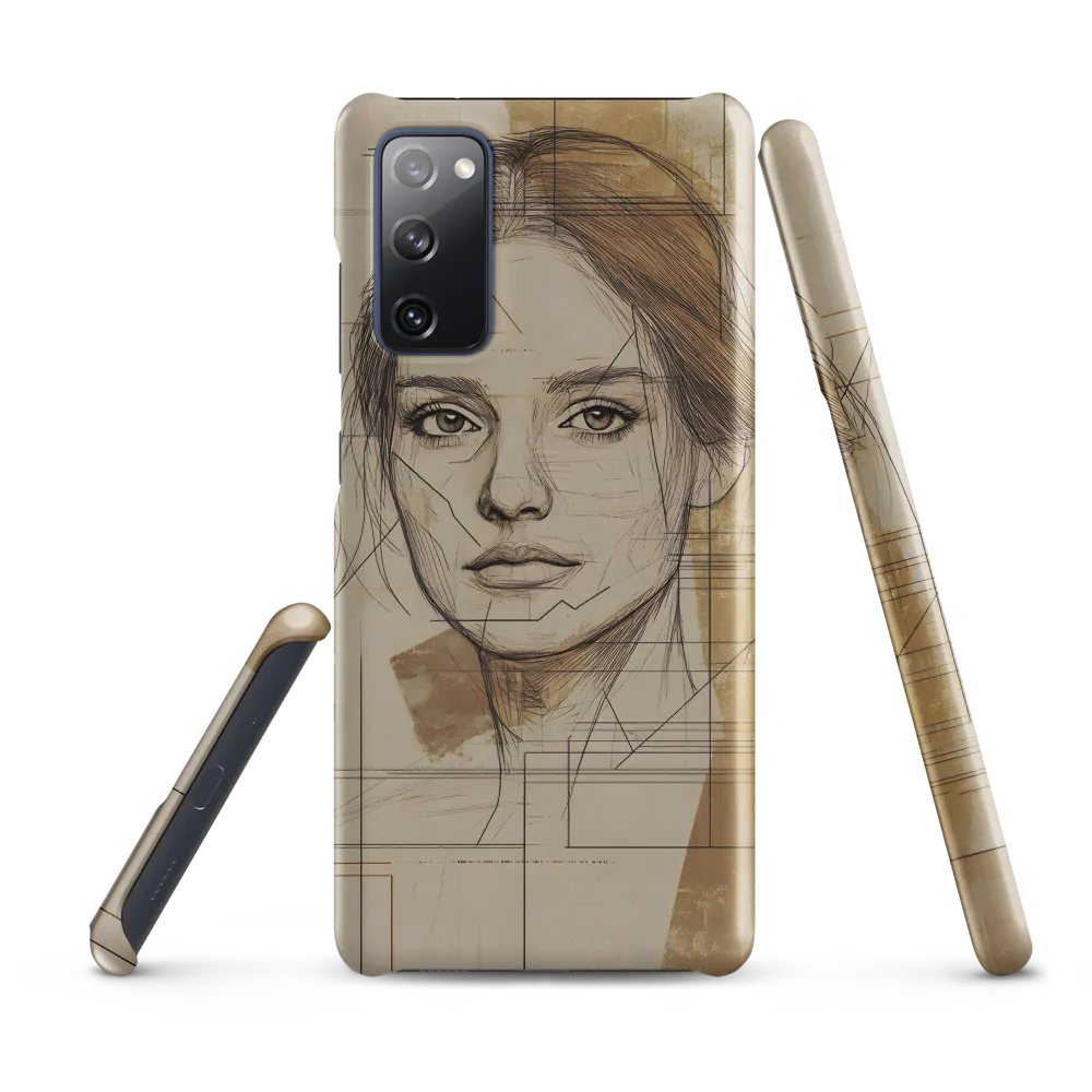 Geometric Elegance: A Modern Portrait