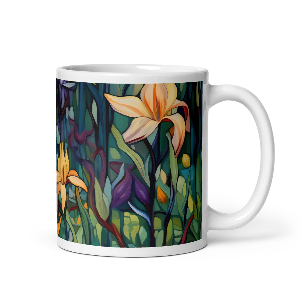 Garden of Elegance | Mug with White inside | 11 oz