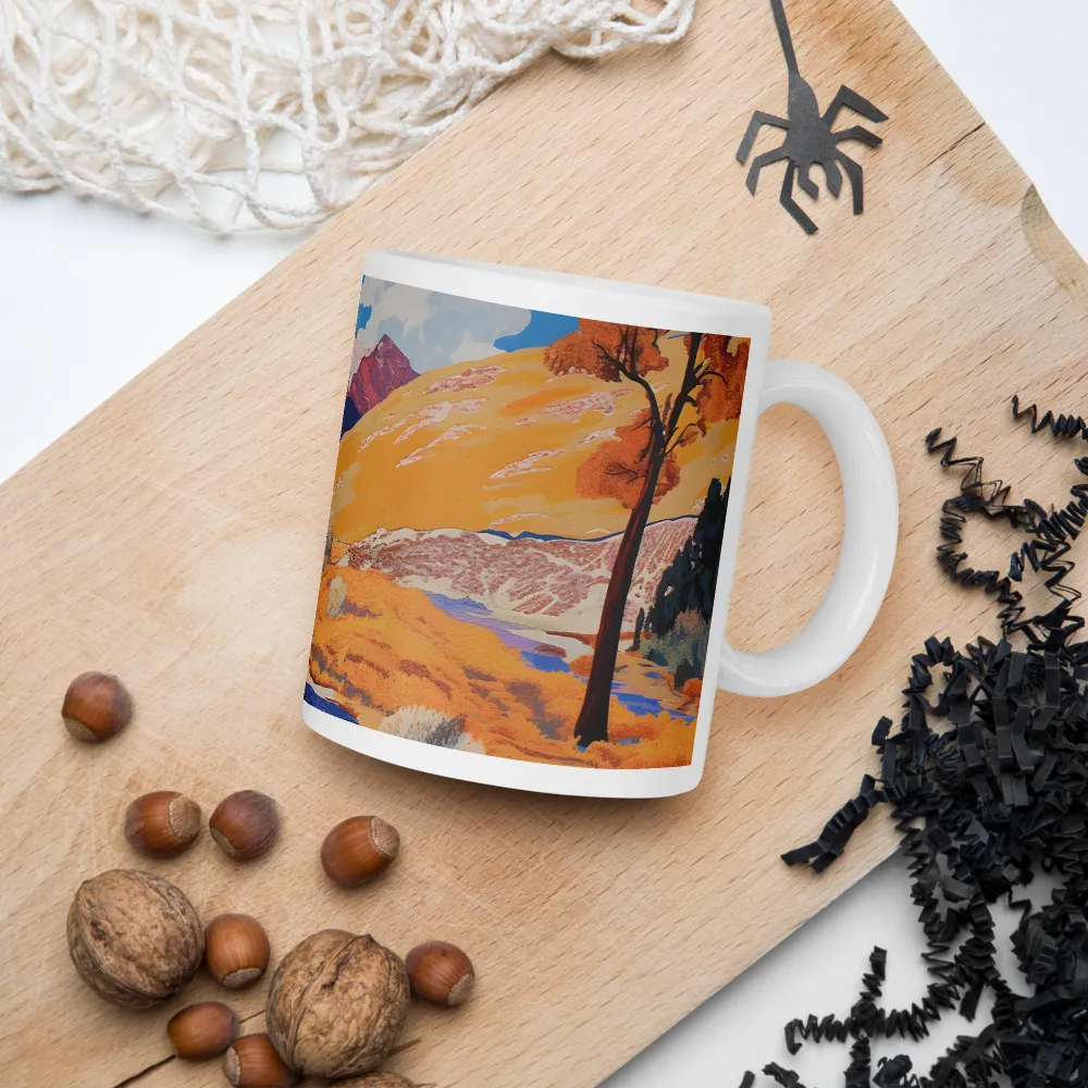 Autumn Serenity: A Vibrant Landscape | Mugs | Multiple Sizes & Colors